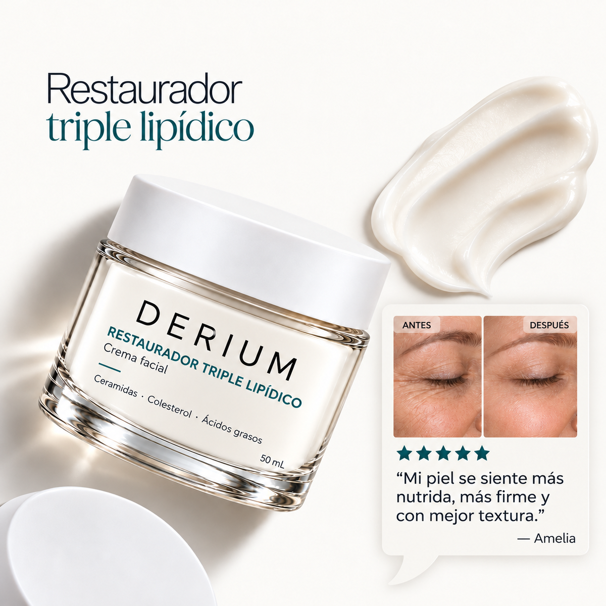 DERIUM Restaurador Triple Lipídico — imagen 3 de 5