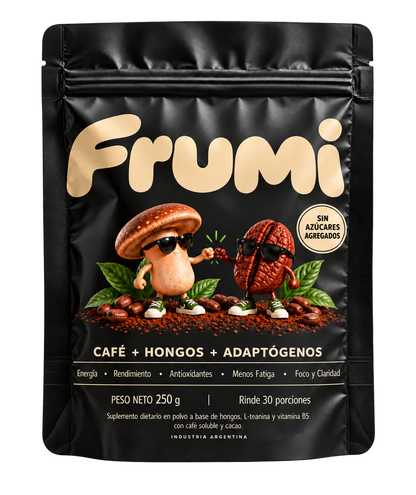 Frumi Original — café, hongos y adaptógenos, 250 g
